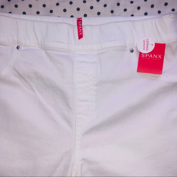 SPANX High Waist Cropped Pull-On Flare Jeans - Picture 10 of 16